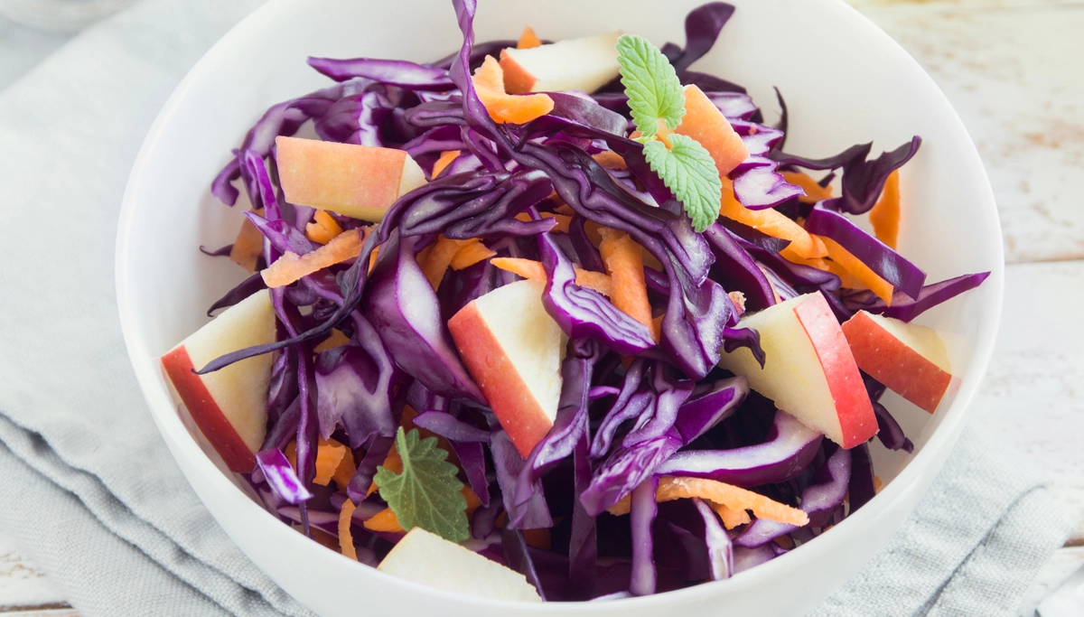 carrot apple cabbage coleslaw
