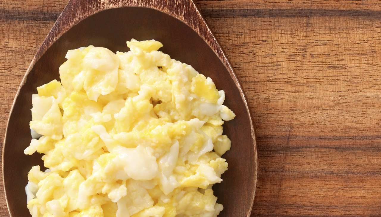 creamy scrambled eggs