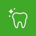 Clean tooth icon